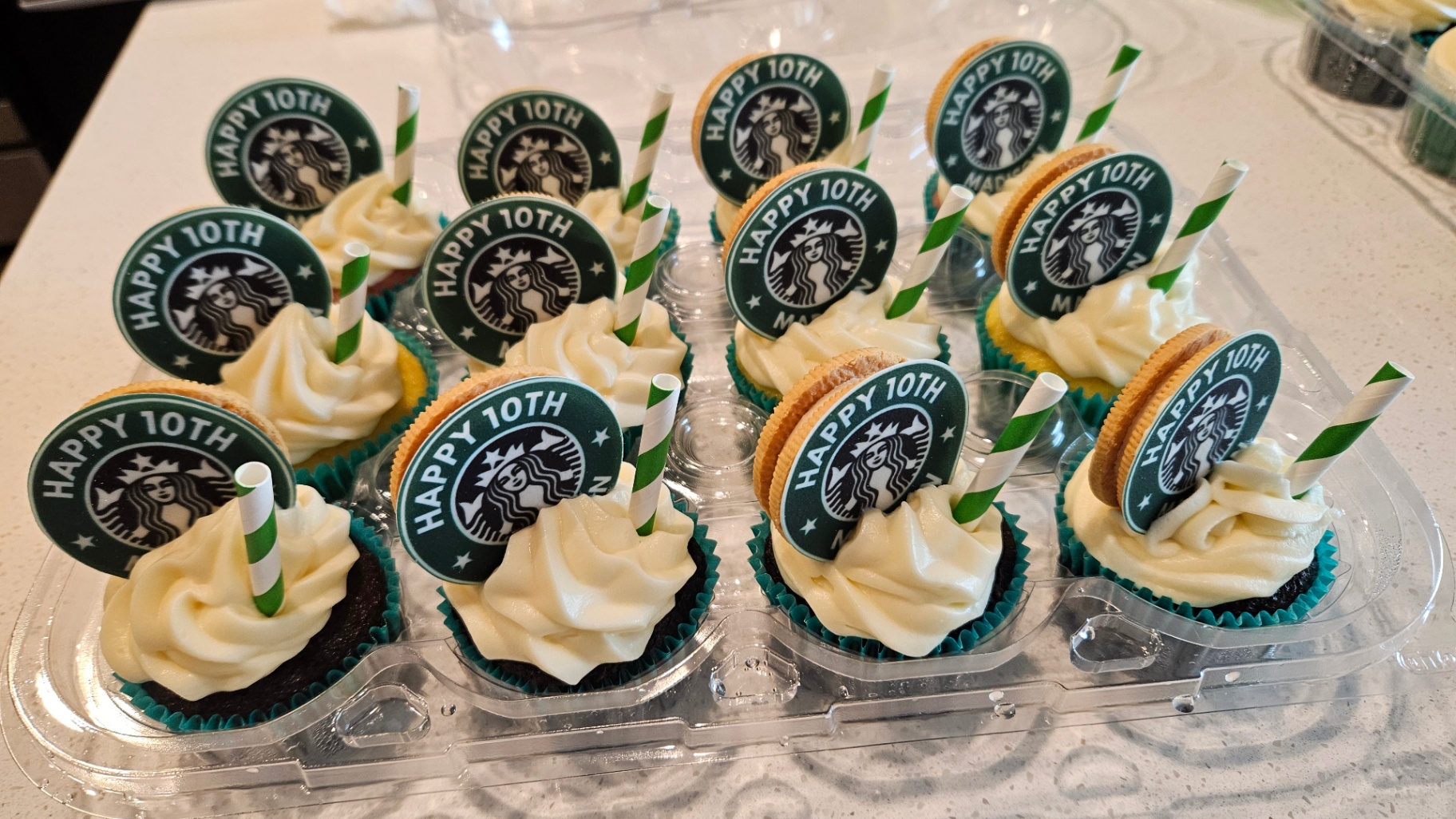 Happy 10th — Starbucks Theme